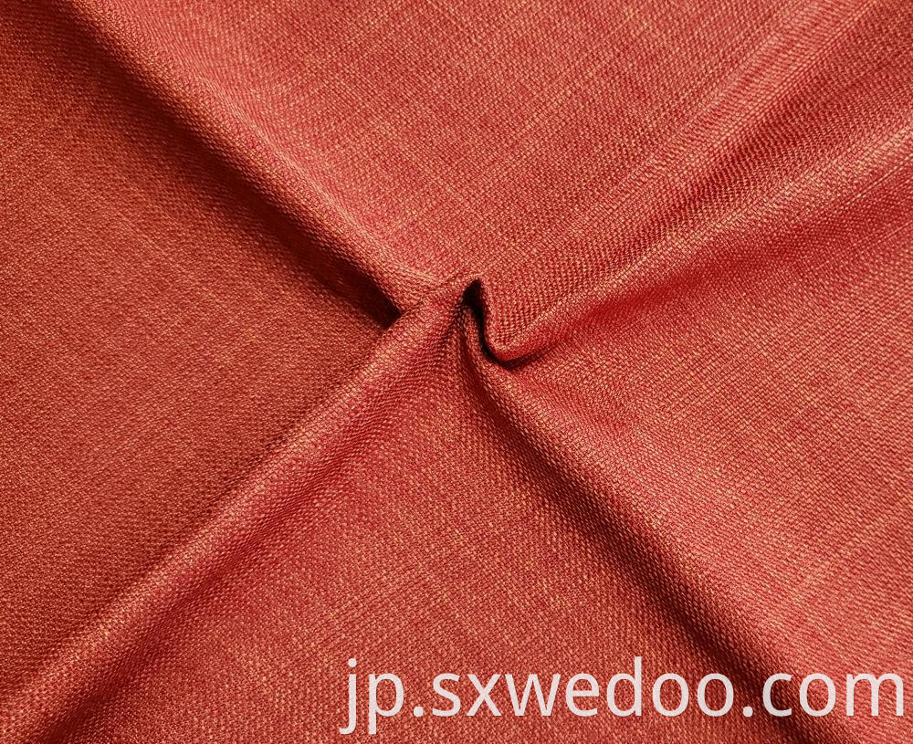 Orange Linen Fabric